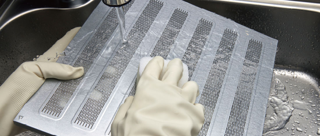 親水系コートでお手入れがラク