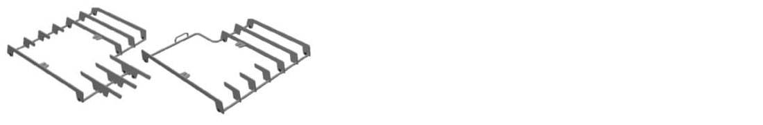 扱いやすい左右2分割構成