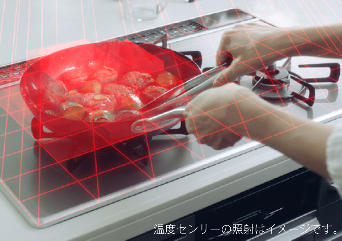 効率良く油煙をキャッチ！