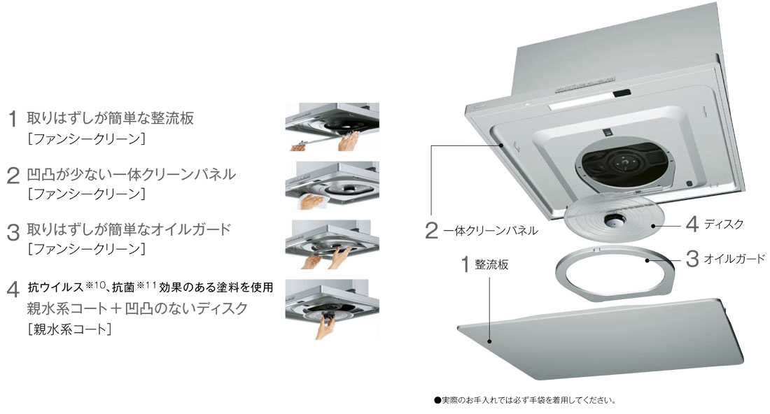 いつものお掃除も簡単に