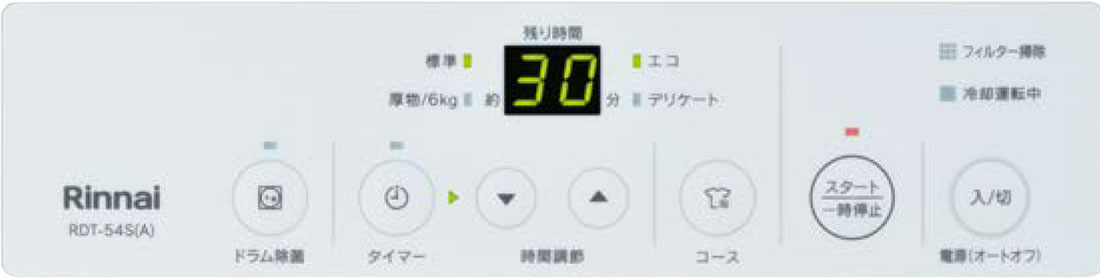 乾燥前にドラム内部を高温で除菌する｢ドラム除菌モード｣