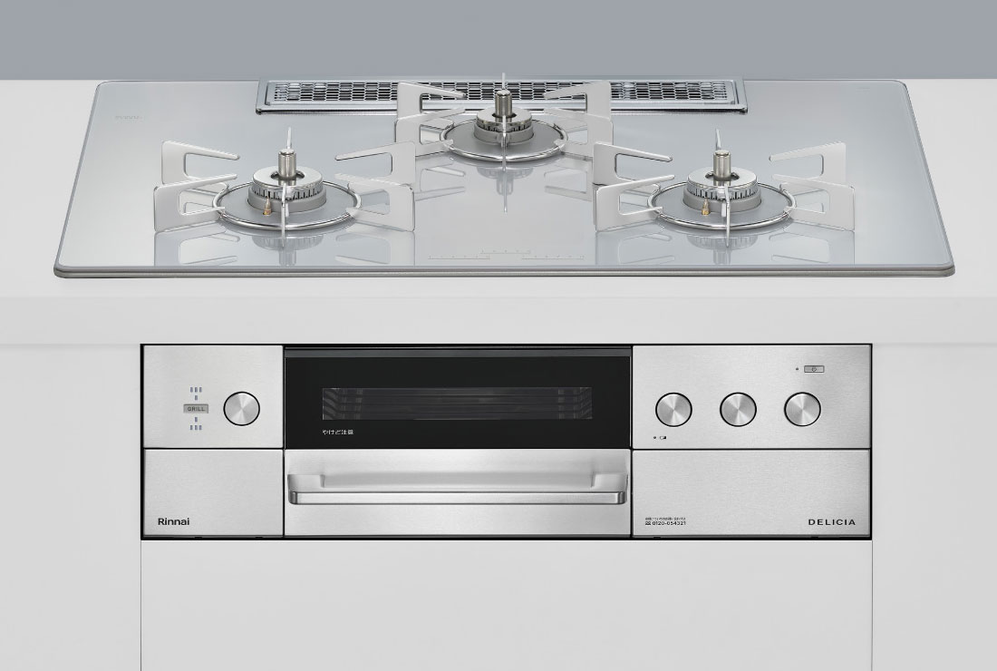 RINNNAI リンナイ ガスビルトインコンロ DELICIA デリシア アローズホワイト