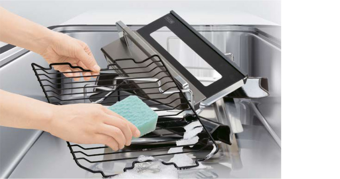 分解しやすく、洗いやすい