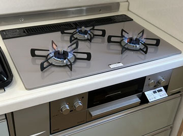 施工後のリンナイ リッセ