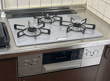 施工後のリンナイ リッセ