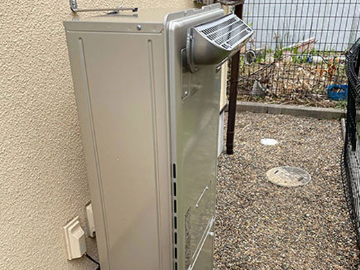 千葉市周辺 リンナイ給湯暖房機取替交換 施工後