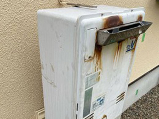 千葉市周辺 リンナイ給湯暖房機取替交換 施工前