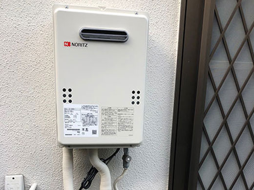 横浜市青葉区 ノーリツ給湯器交換 施工後