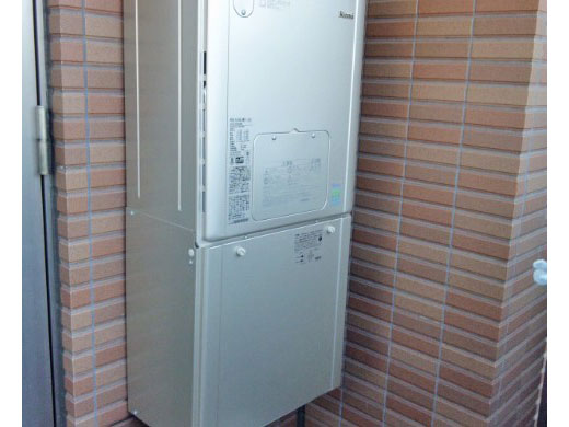 東京都府中市 リンナイ エコジョーズ給湯暖房機 施工後