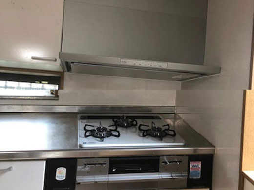愛知県半田市 / ビルトインコンロ・レンジフード交換 施工後