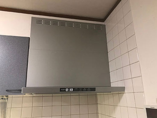 葛飾区周辺 レンジフード交換 施工後