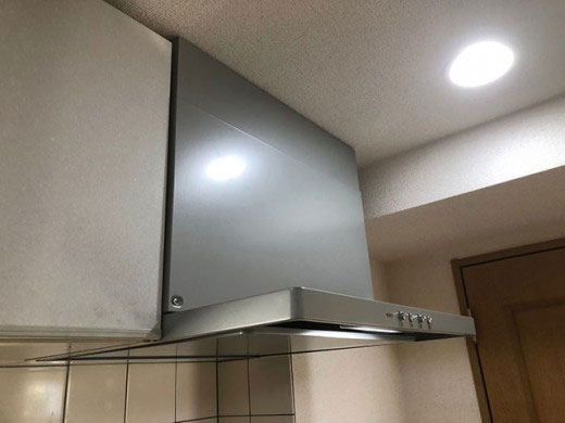 東京都中野区 NFG6S20MSIL レンジフード 施工後
