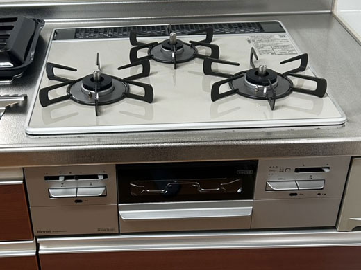 大阪府寝屋川市 ビルトインコンロ交換 施工後