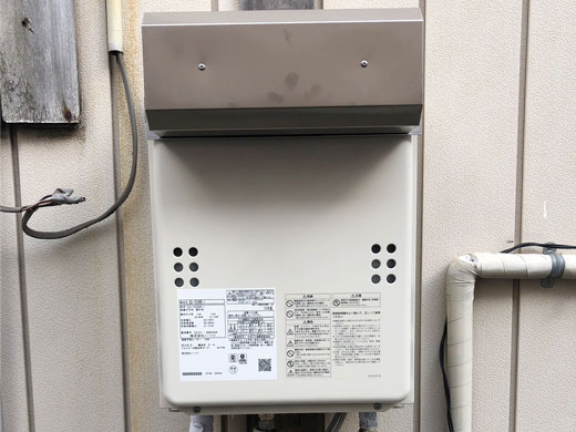東京都大田区 給湯専用機 施工後
