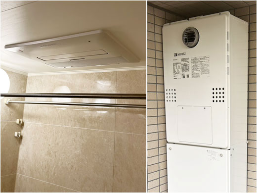大阪府吹田市 ノーリツ GQH-2456AW3H-DX BL 施工後