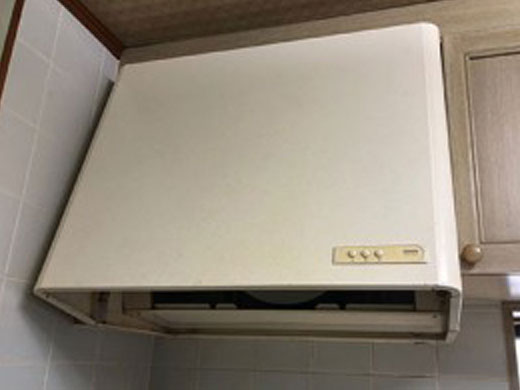 東京都台東区 クリナップ レンジフード 施工前