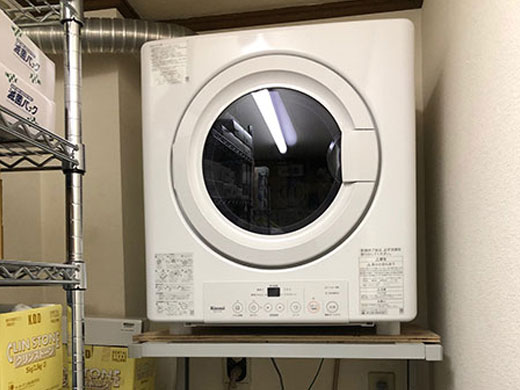 多摩区周辺 ガス衣類乾燥機交換 施工後