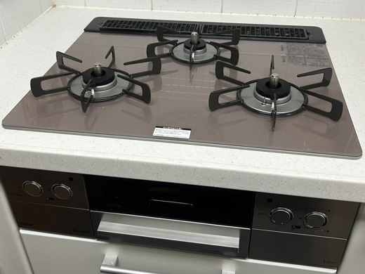 RHS31W42J2RSTW リンナイ ビルトインコンロ 取替交換工事 東京都世田谷区